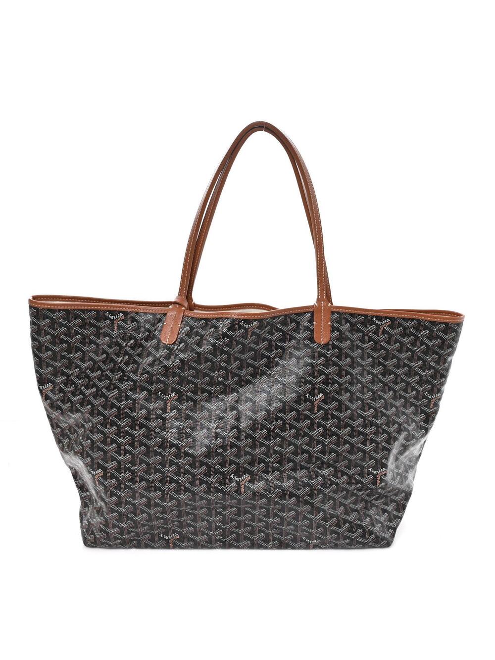 Goyardine Saint Louis Gm Black Gold #343007G19B